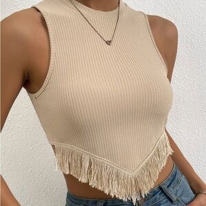 NWOT SHEIN Tassel Crop Top